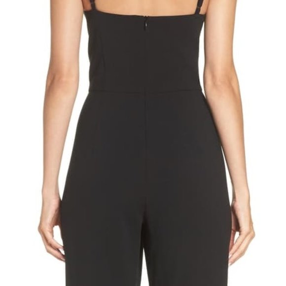 French Connection Sweetheart Flared Leg Jumpsuit 2 - Picture 8 of 16